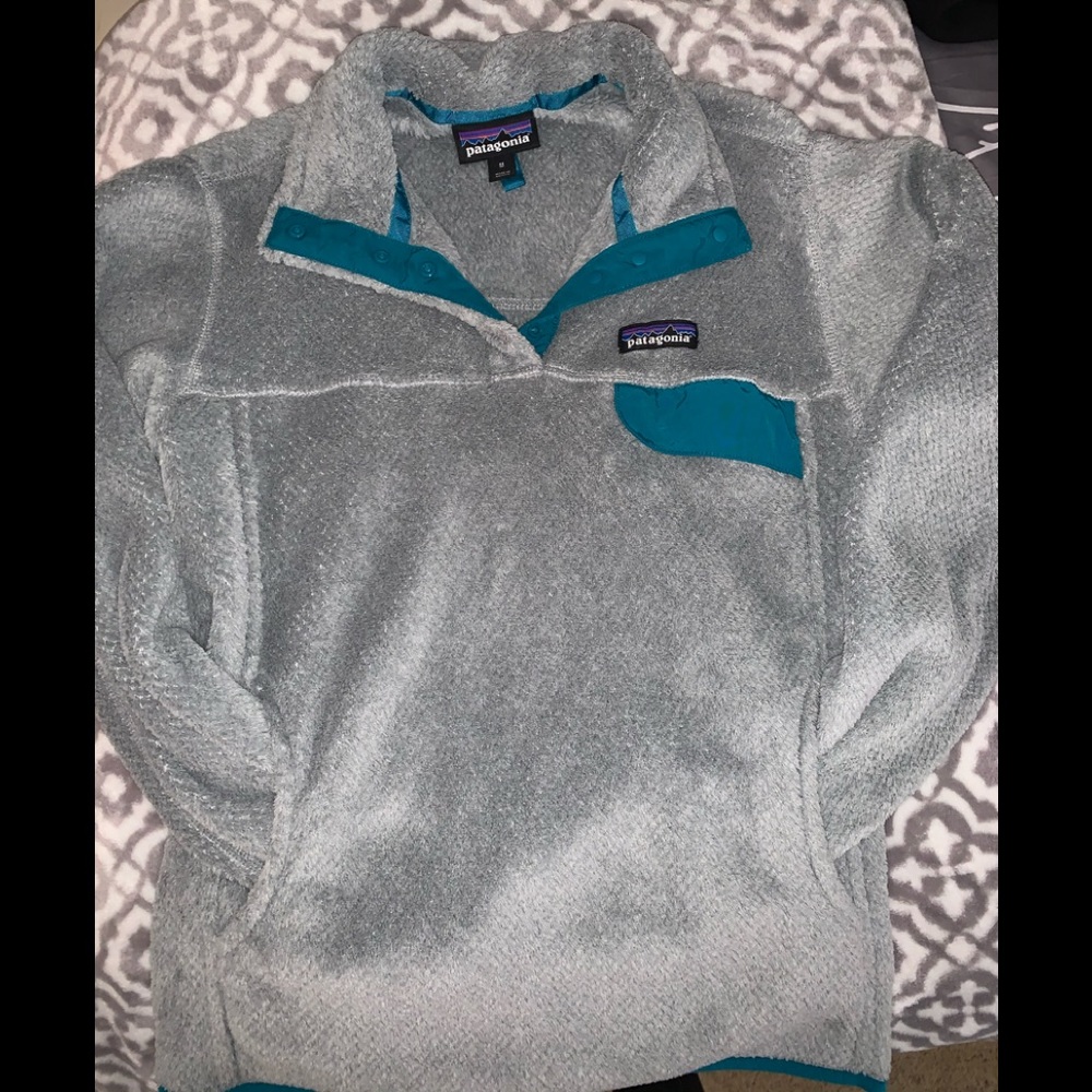 Patagonia fuzzy sweater!